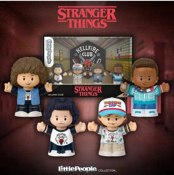 Fisher Price Little People Stranger Things Hellfire Club Figures - Picture 5 of 8